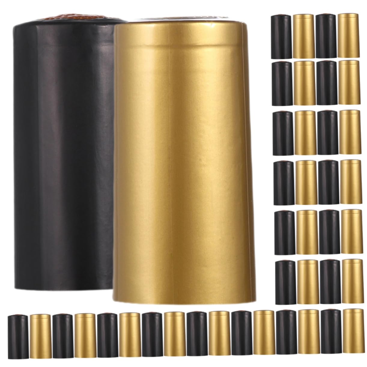 BELLIFFY 3sets Bottle Sealing Shrink Wrap Caps Wine Bottle Heat Shrinkable Cap Air-tight Seal for Wine Prevention 200pcs*3