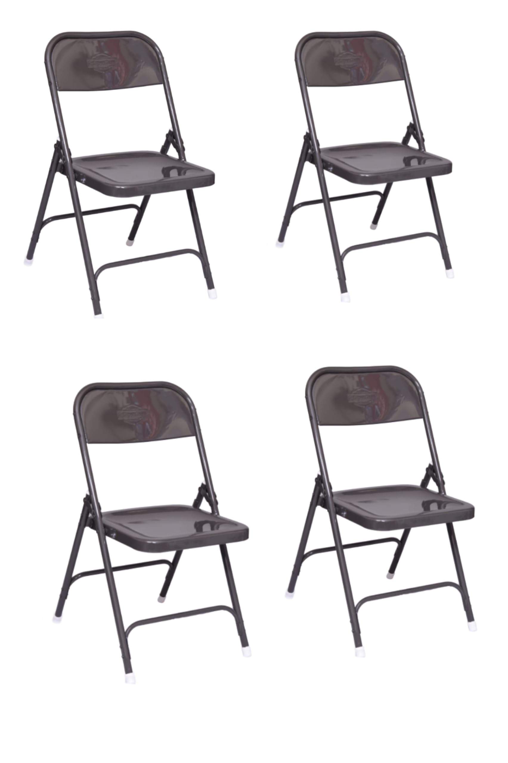cauvery® Cafe Model Easy Folding Metal Outdoor and Indoor Folding Chair for Home/Study Chair and Restaurant Chair (Metal,Grey-4) 1-image-21