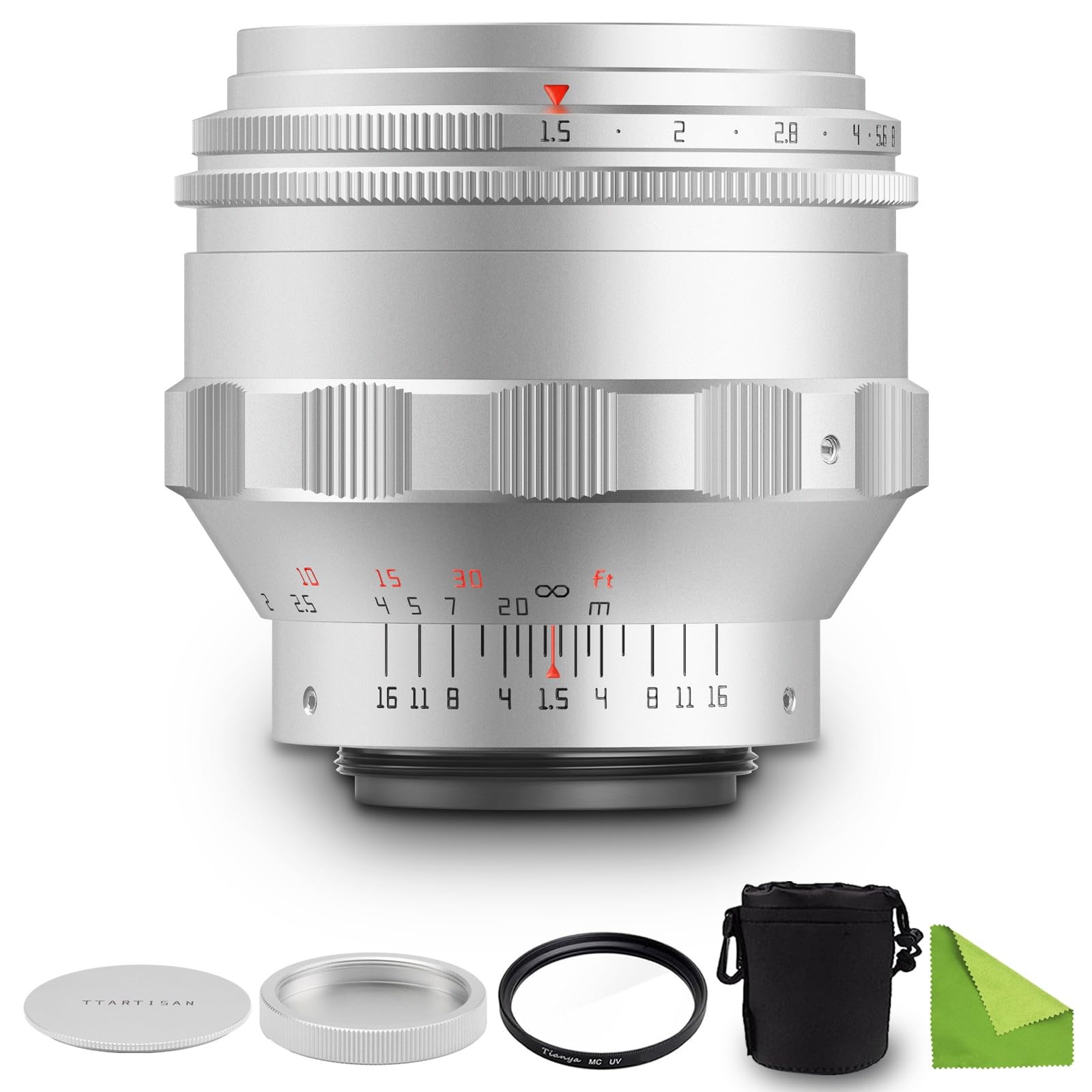 Amazon.co.jp: TTArtisan 75mm F1.5 M42マウント 渦巻きボケ フル
