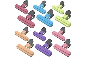 Versatile Assorted Sized Plastic Bag Sealing Clips