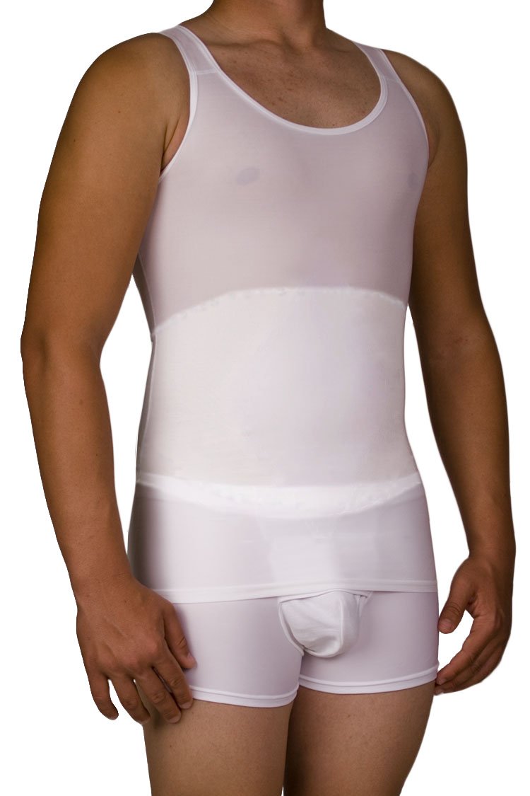 Underworks Men's White Classic Compression Body Shirt Small