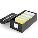 4x6 Index Card Holder Storage Box, Index Card Holder Organizer, 4x6 Recipe Card Box- 1 Pack