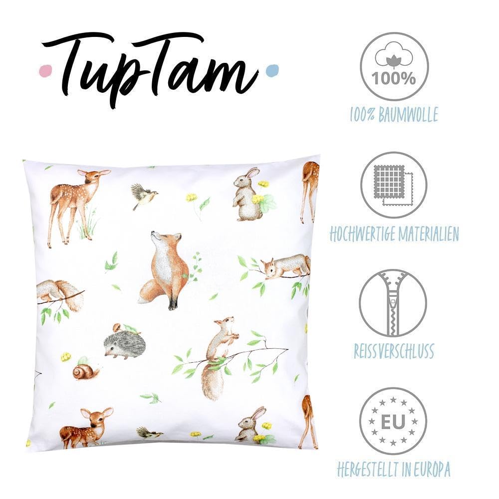 Federe Cuscini Bambini TupTam - Disegni Leone E Foglie - Foto 14