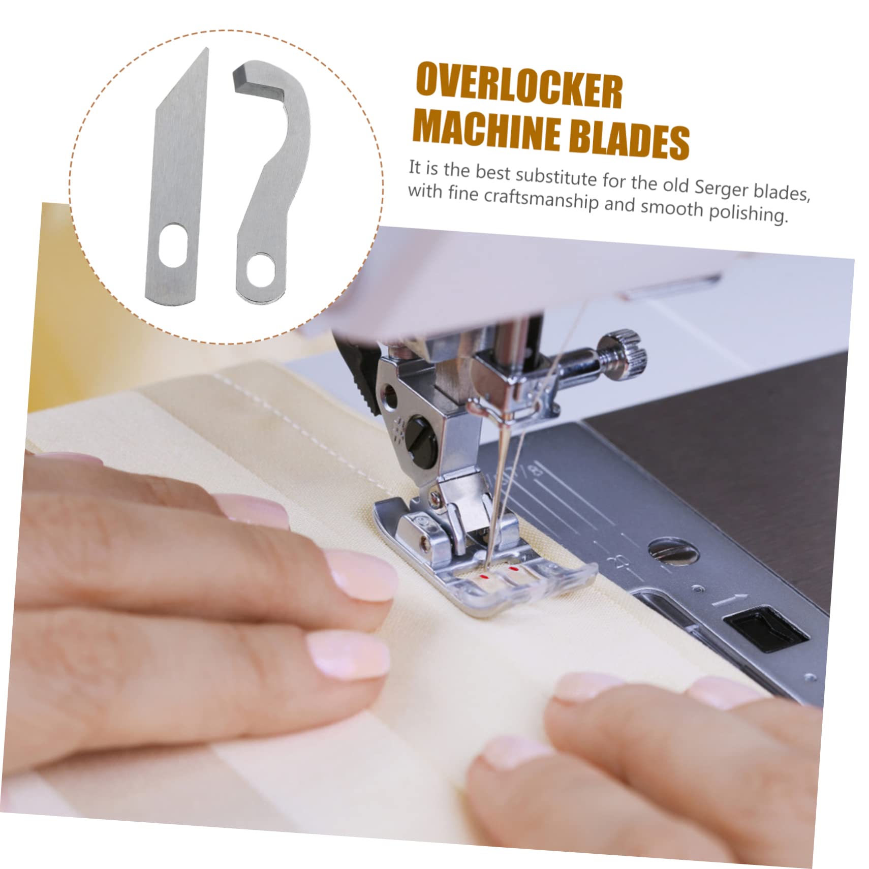 Lama Per Macchina Da Cucire Inferiore | Taglia-cuci In Acciaio Per Modelli Siruba 747, 737 - Alta Resistenza - Foto 8