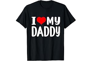 I Love My Daddy Toddler Funny Father's Day Gift for Dad Grandad Men T-Shirt