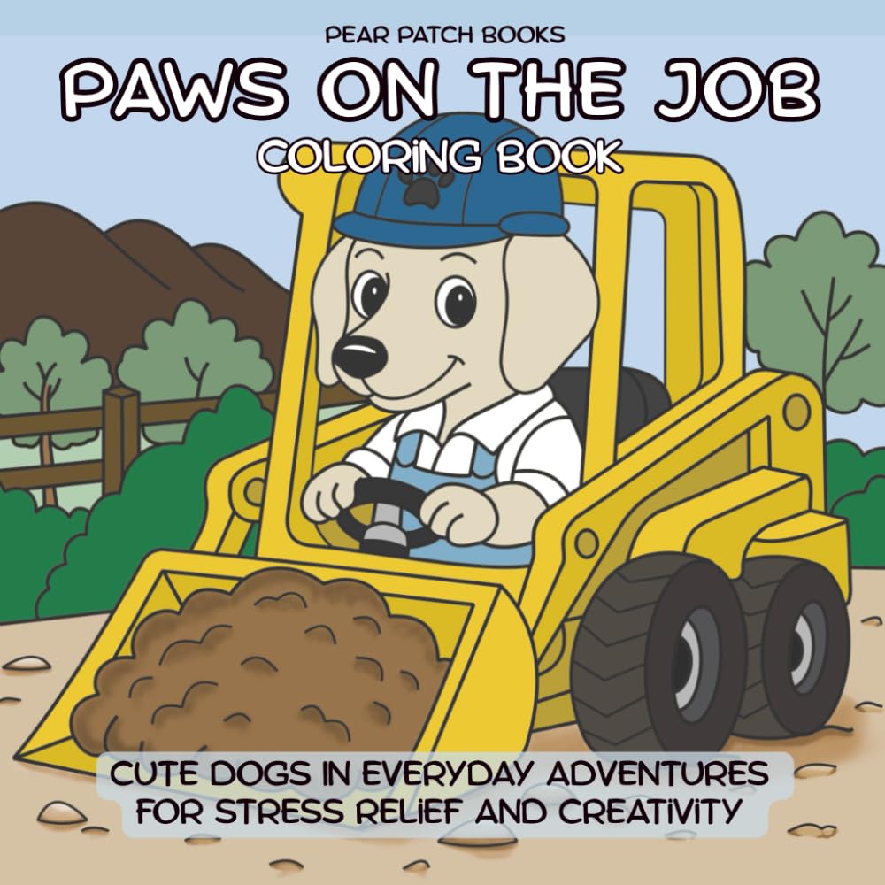 Paws on the Job: Cute Dogs in Everyday Adventures for Stress Relief and Creativity