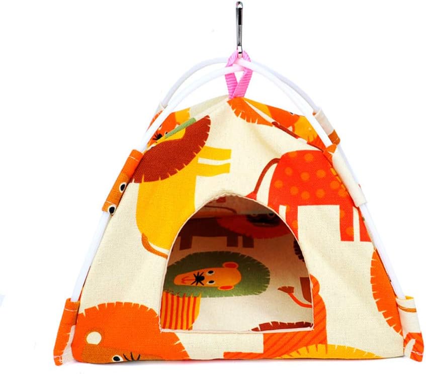 Yurika インコおもちゃ 鳥用 ベッド おしゃれ 鳥 かご おやすみ 吊り下げ式 寝床 布製 S 小鳥用 日本限定 鳥の理想的な遊び場 両面可用 ライオン柄 セキセイインコ 四季通用 16cm バードテント 16 Yurika インコおもちゃ 鳥用 ベッド おしゃれ 鳥 かご おやすみ 吊り下げ式 寝床 布製 S 小鳥用 日本限定 鳥の理想的な遊び場 両面可用 ライオン柄 セキセイインコ 四季通用 16cm バードテント 16