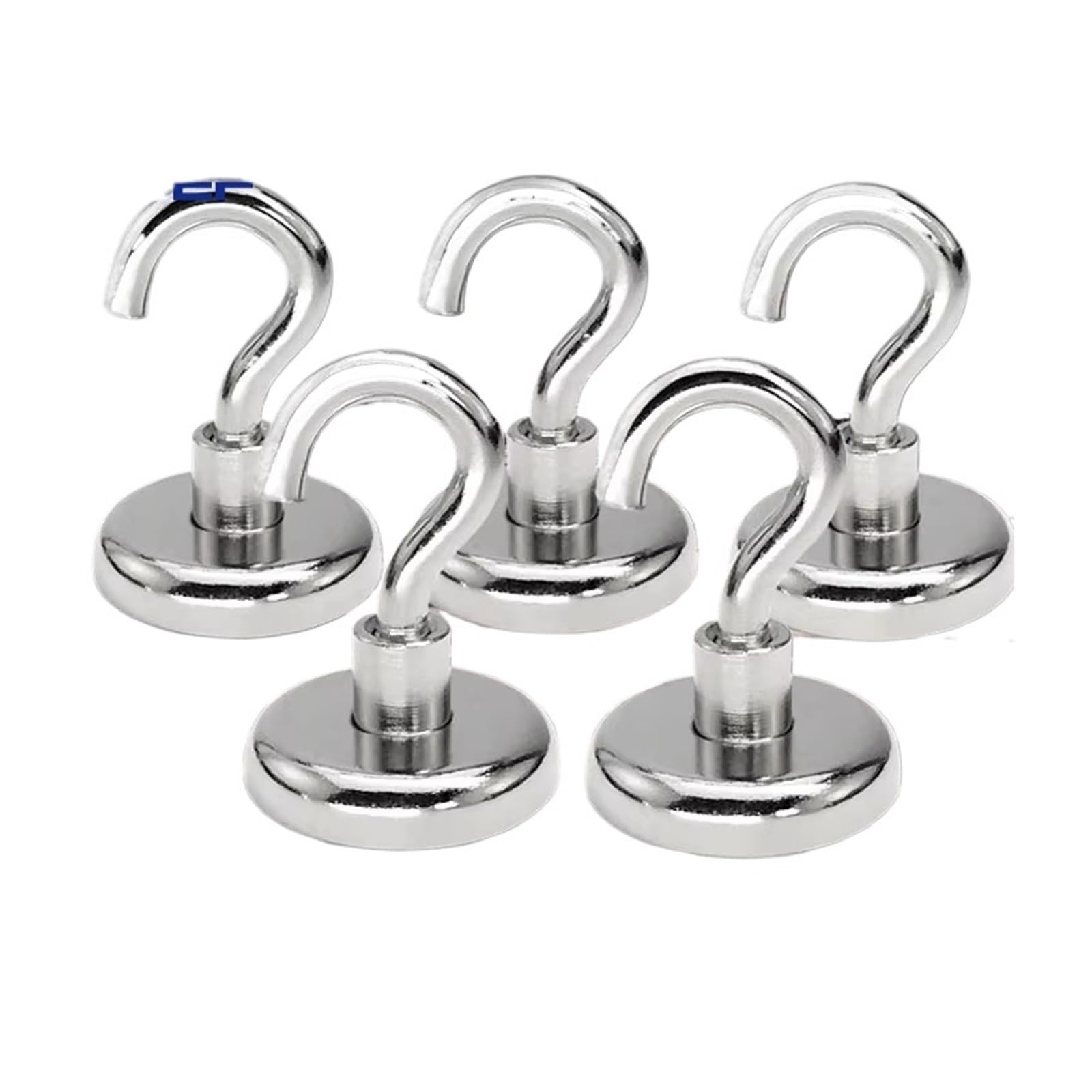 Genérico 10 imanes de neodimio gancho magnético fuerte dorados diámetro 20/25/36/42/48 mm, compatibles con el hogar, la cocina, lugar trabajo, etc(KNE42mm Hold 66kg)