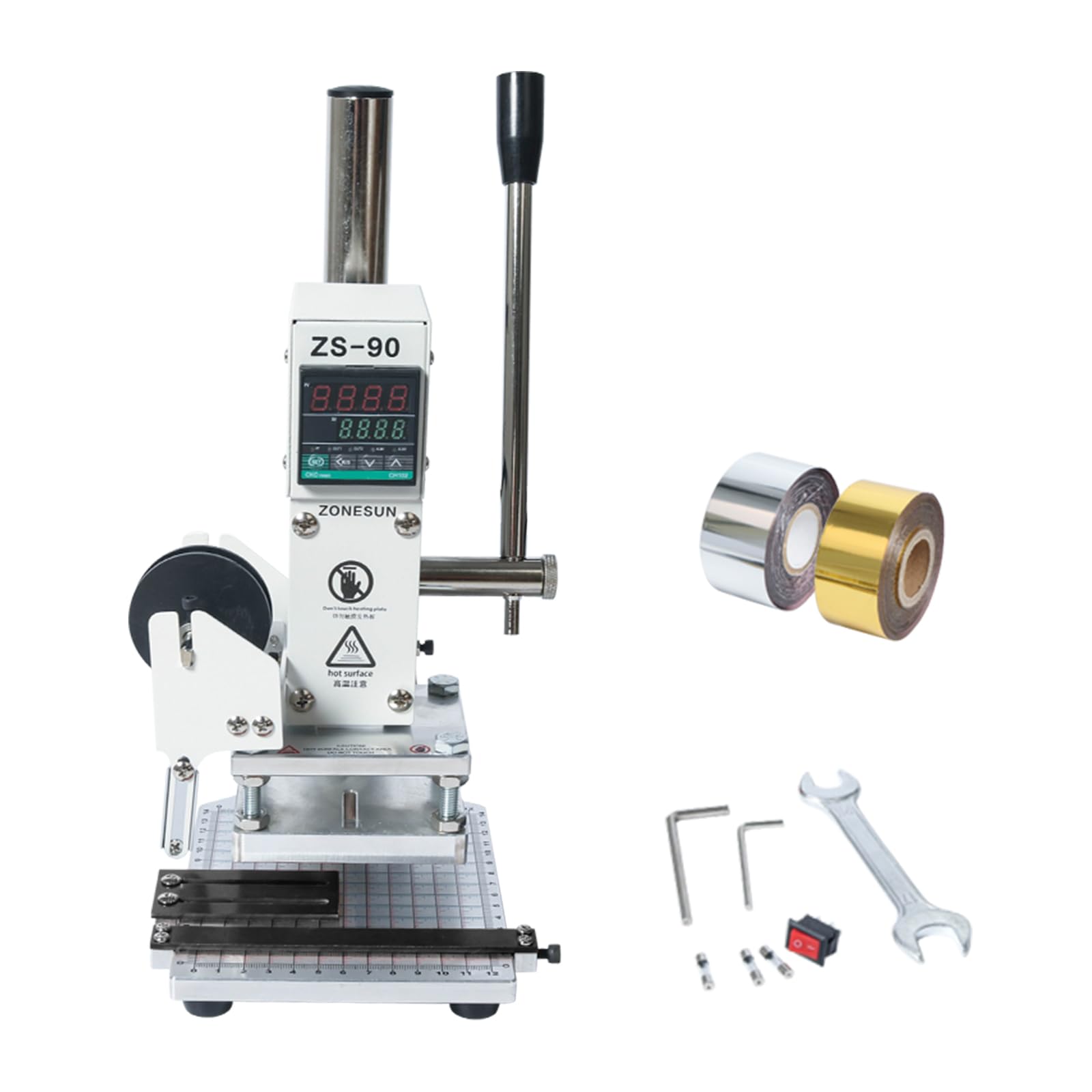 Sugunuma Dating Machine 東京製 Amazon.com: ZONESUN ZS90 8X10 Manual Leather Brass Mold Hot Foil