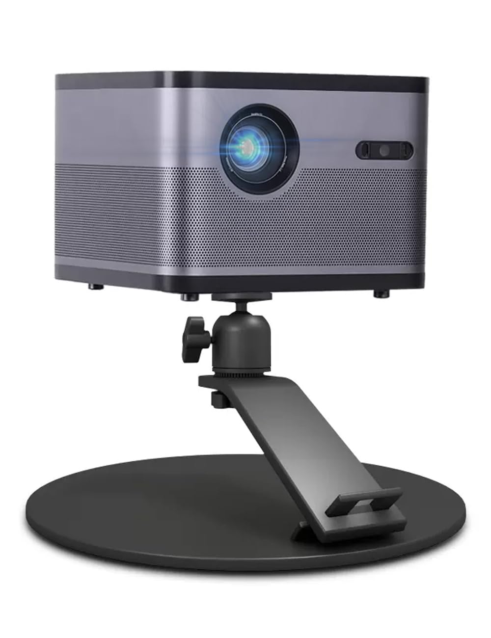 HIBORI Projector Stand Adjustable Angle Tilt Mini Projector Holder Stable Base Compatible with XGIMI, Nebula, VANKYO, Jinhoo, AuKing
