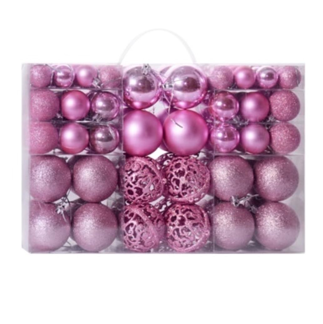 Palline Di Natale Natale Decorazioni 100 Pezzi Di Ornamenti Per Palline Di Natale, Palline Di Natale Infrangibili, Decorazioni Per L'albero Di Natale, Set Di Palline Palline Albero Di Natale(A)