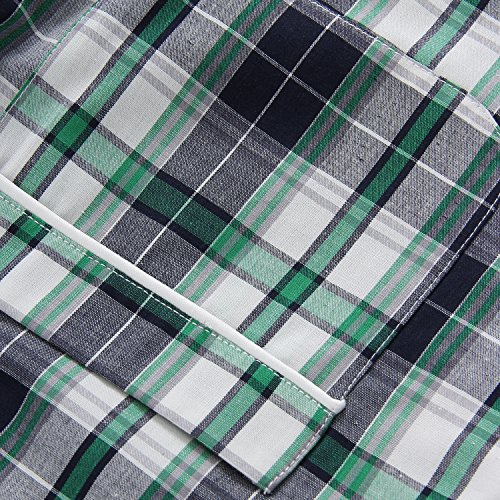 Image of Latuza Men's Button Down Pajama Top 2 Pack Cotton Sleep Shirt
