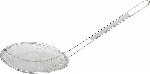 Miniatura 1 de Winco Colador de acero inoxidable, diámetro de 6 pulgadas, malla de curso, mediano