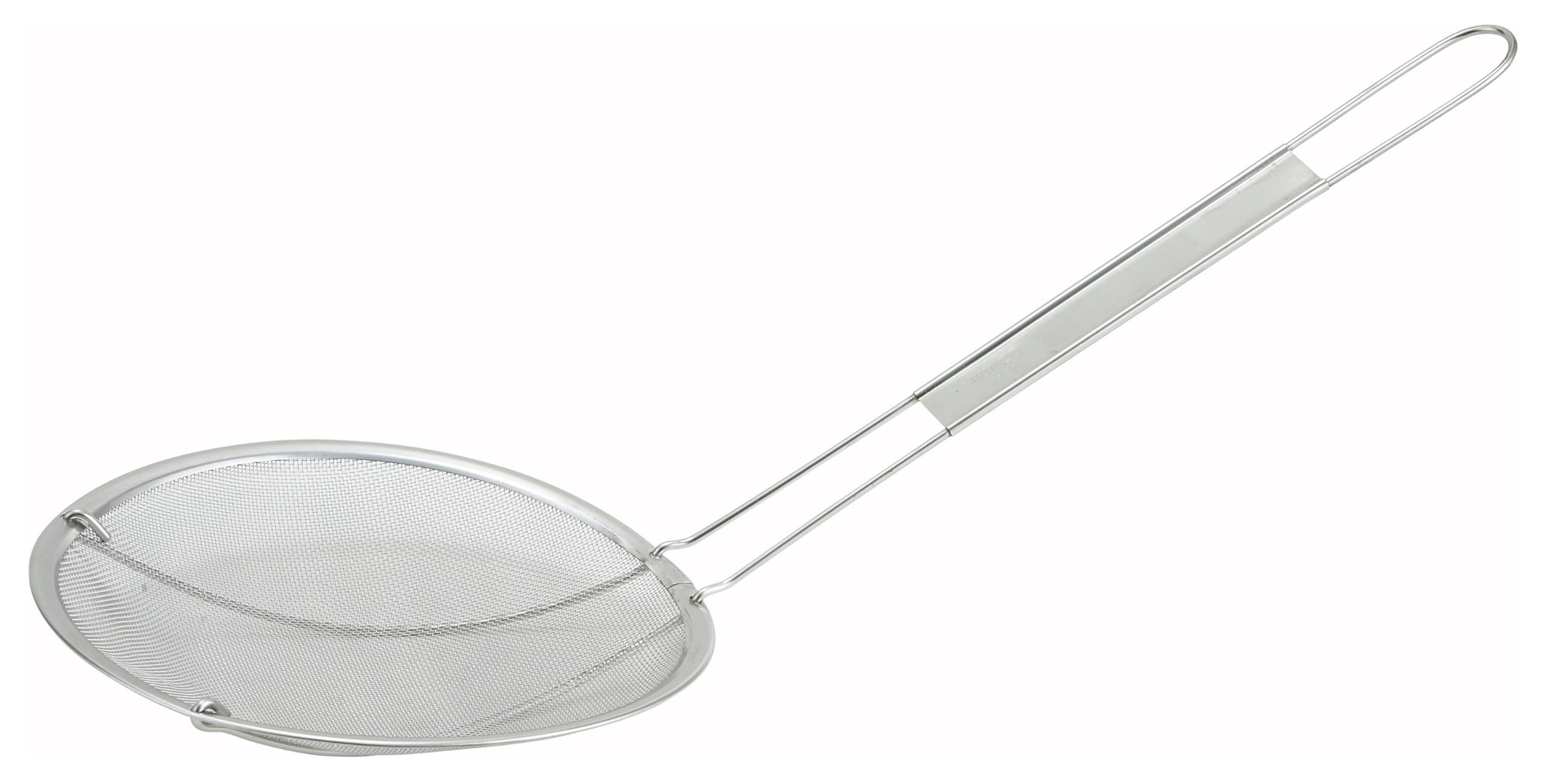 Winco Stainless Steel Strainer, 6-Inch Diameter, Course Mesh,Medium