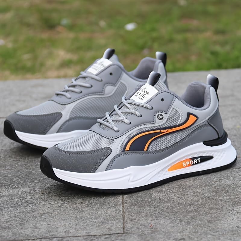 All Seasons Men's Lace Up Comfortable Sneakers Male Outdoor Jogging Hiking Shoes Breathable Non Slip Sports Shoes3