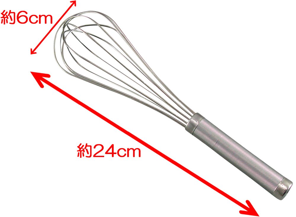 Amazon｜下村企販 日本製 泡立て器 24cm ホイッパー 業務用 メレンゲ