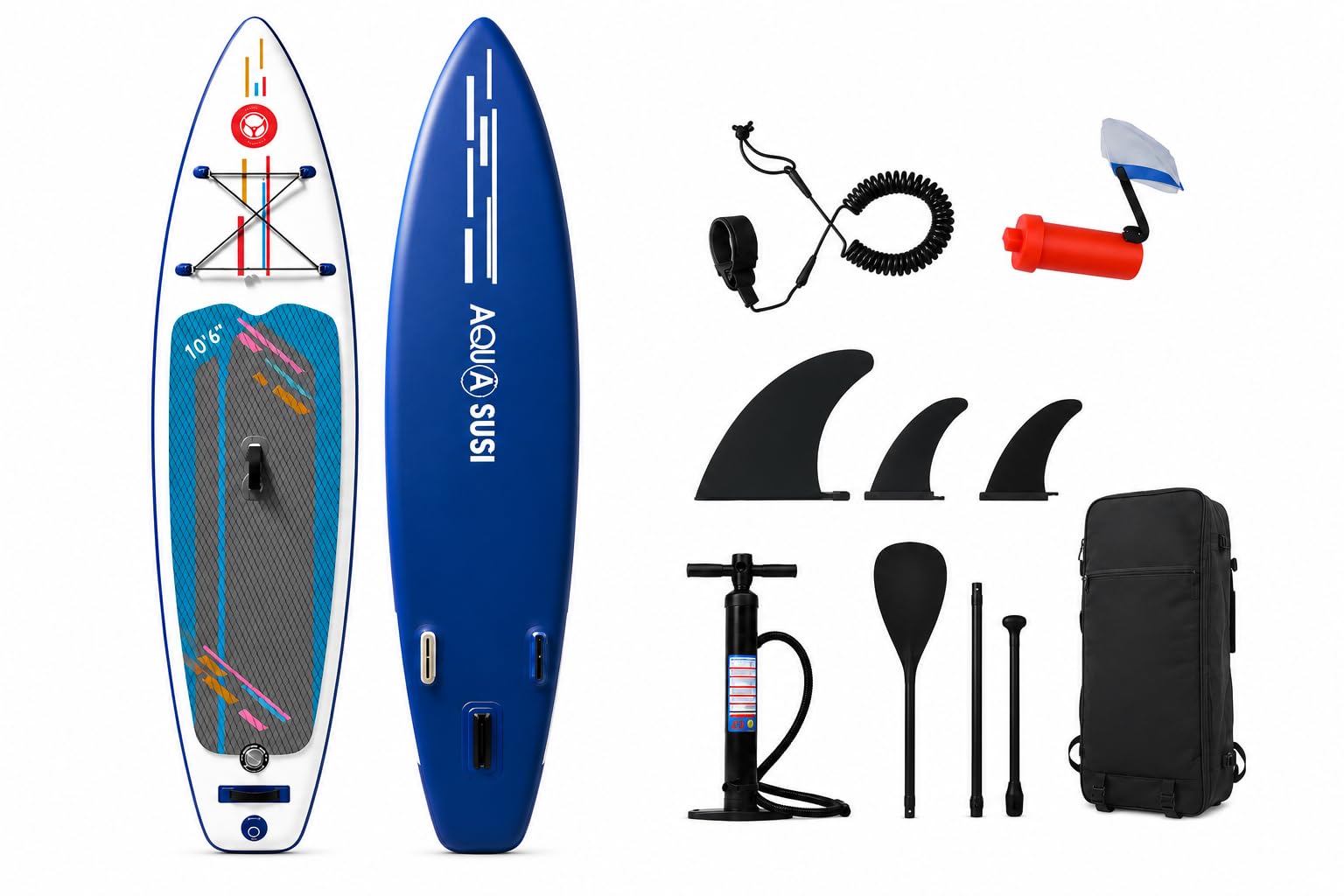Deska SUP AQUA SUSI pompowana paddle board 320 x76x15 cm Technologia Drop Stitch
