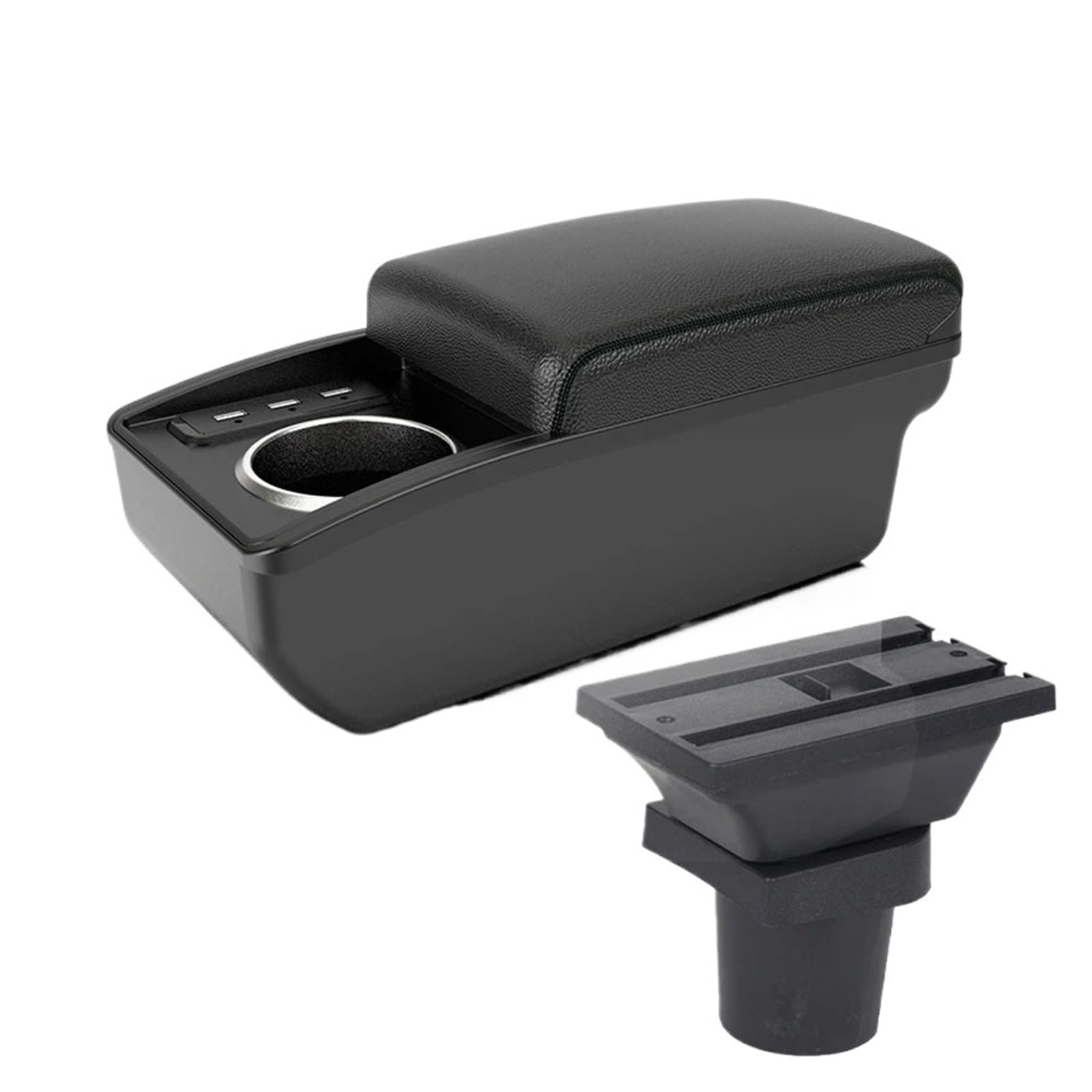 UDHQAJC For Toyota For Yaris For Vitz Car Armrest Box Central Storage Retrofit Accessories Car Centre Console Armrest Box