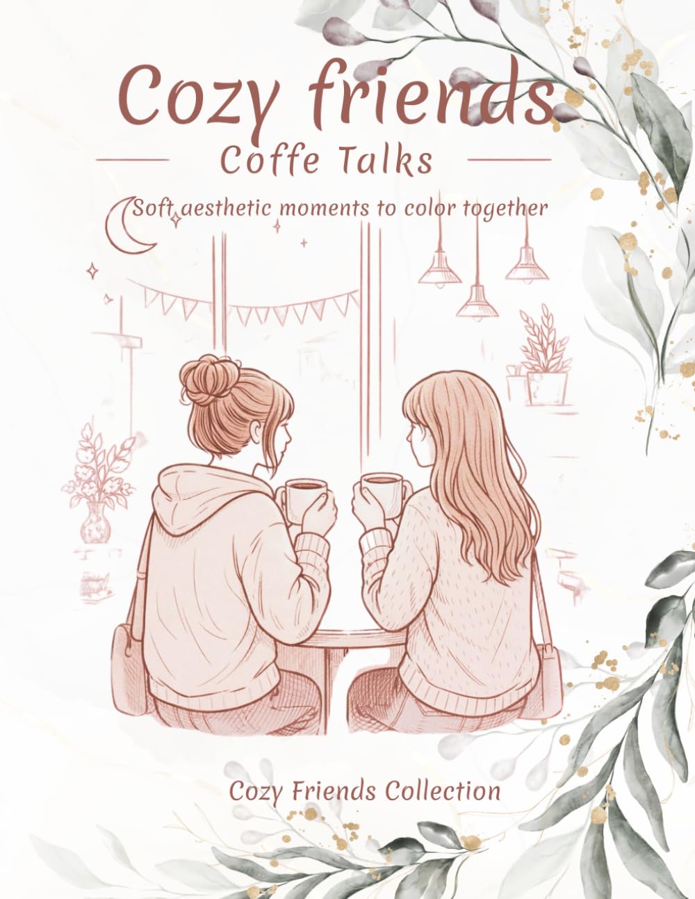 Cozy Friends – Coffee Talks: Soft aesthetic moments to color together (Cozy Friends Collection)