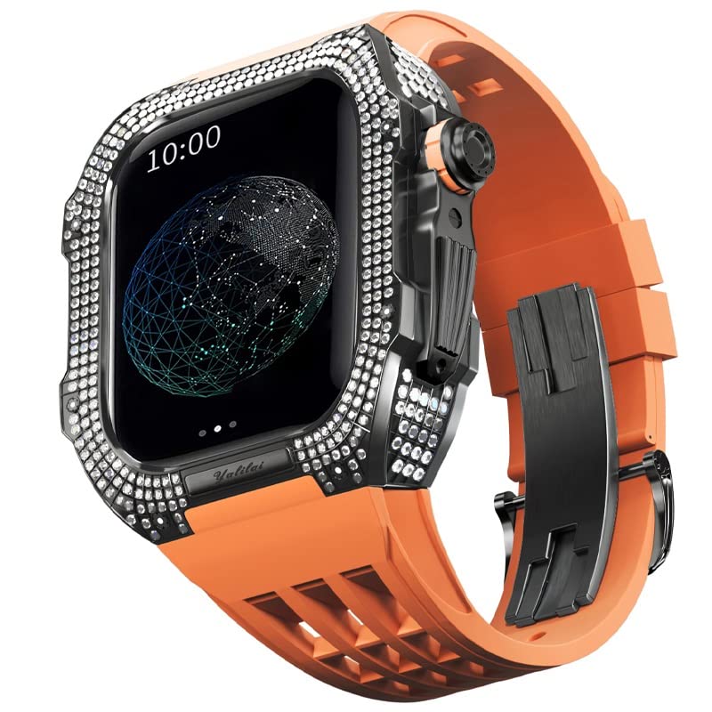 Kit boîtier en titane pour Apple Watch 44mm style luxe