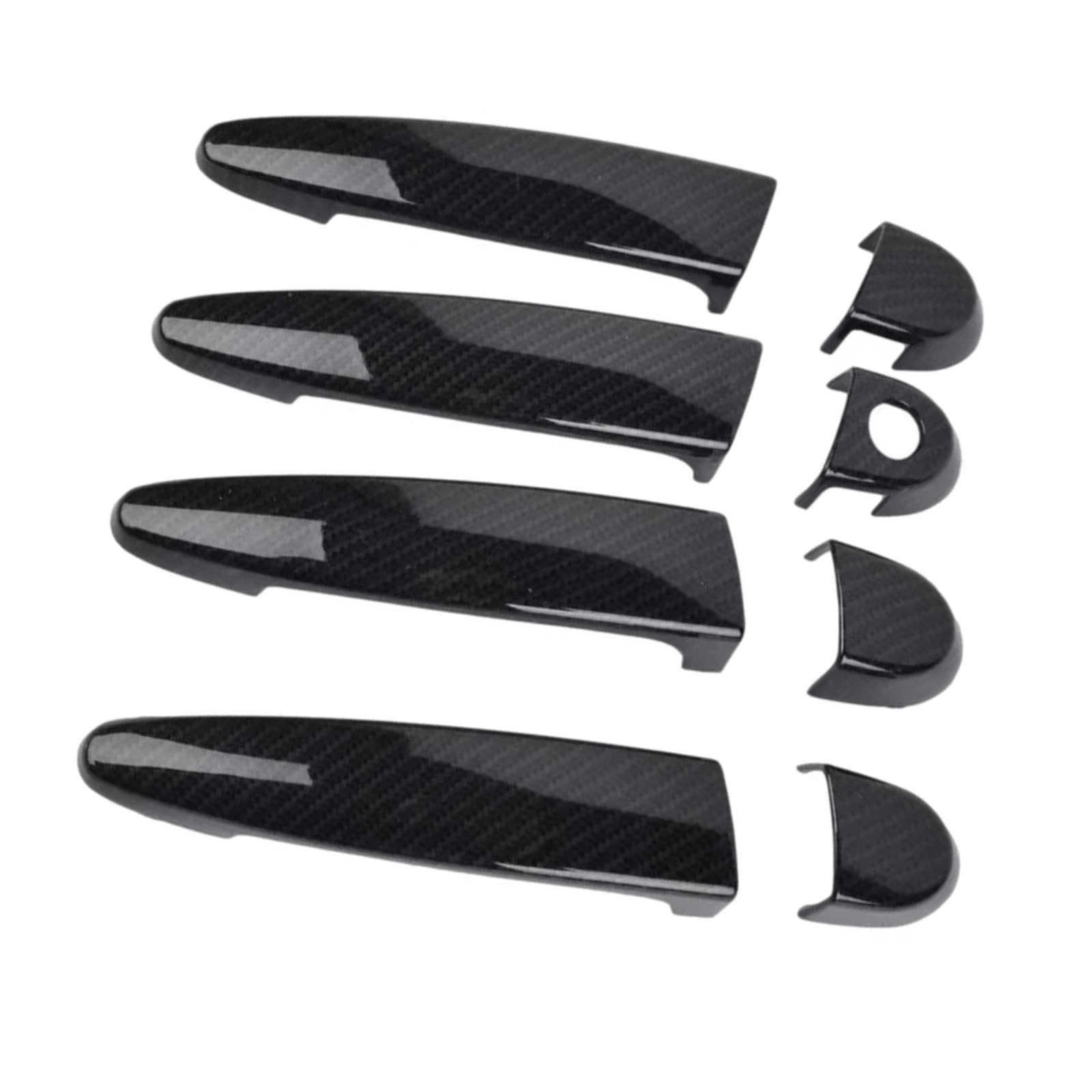 YMNHBIK Door Handle Cover Compatible with BMW 3 Series GT F34 2013-2019 for 4 Series F33 F36 2014-2019 Car Exterior Side Door Handle Cover Decoration Replacement