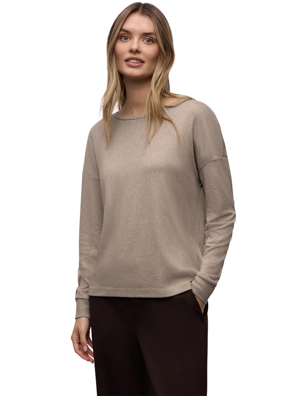 Damen Melange Shirt