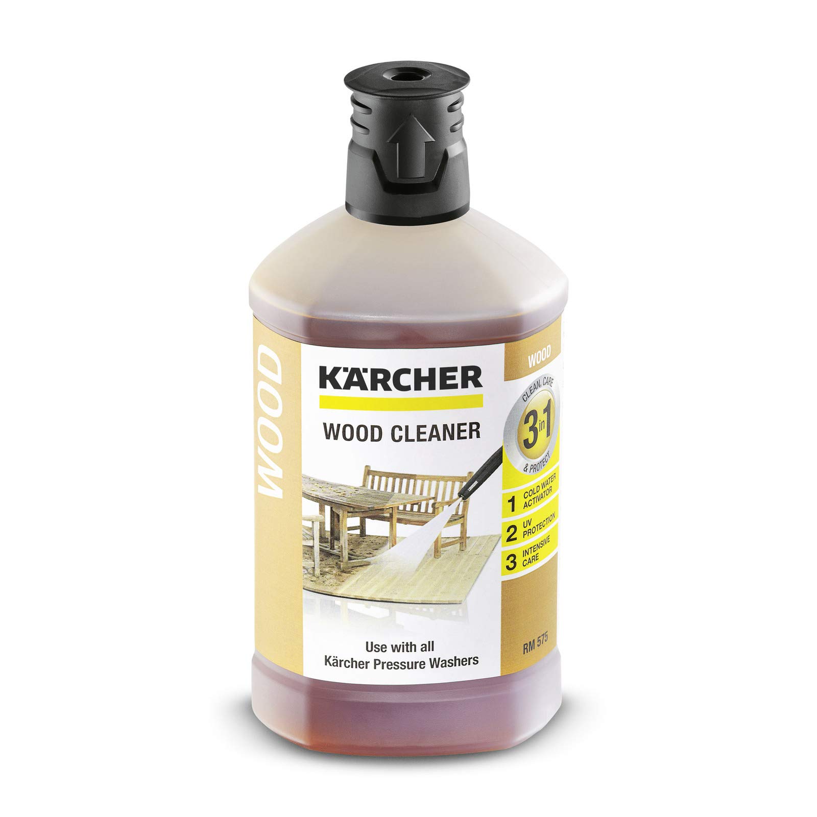 2x Kärcher RM 612 Nettoyant bois 3 en 1 pour nettoyeurs haute pression (1000ml)