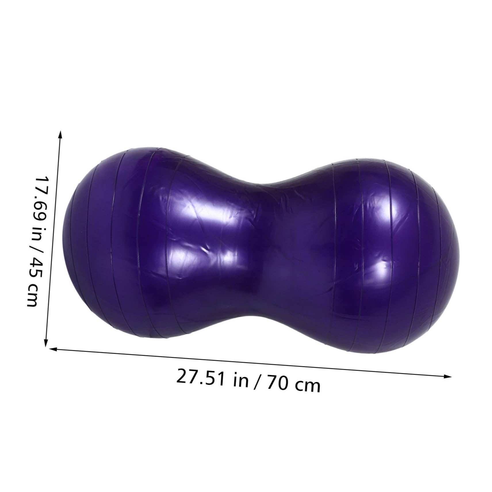 BESTonZON Bola de Yoga Antiburst de Forma Entrenador de y Estabilidad para Ejercicio Casa y Gimnasio Material de PVC Resistente y Antideflagrante