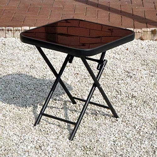 Havnyt Folding Outdoor Side Table Coffee Table Weatherproof Garden