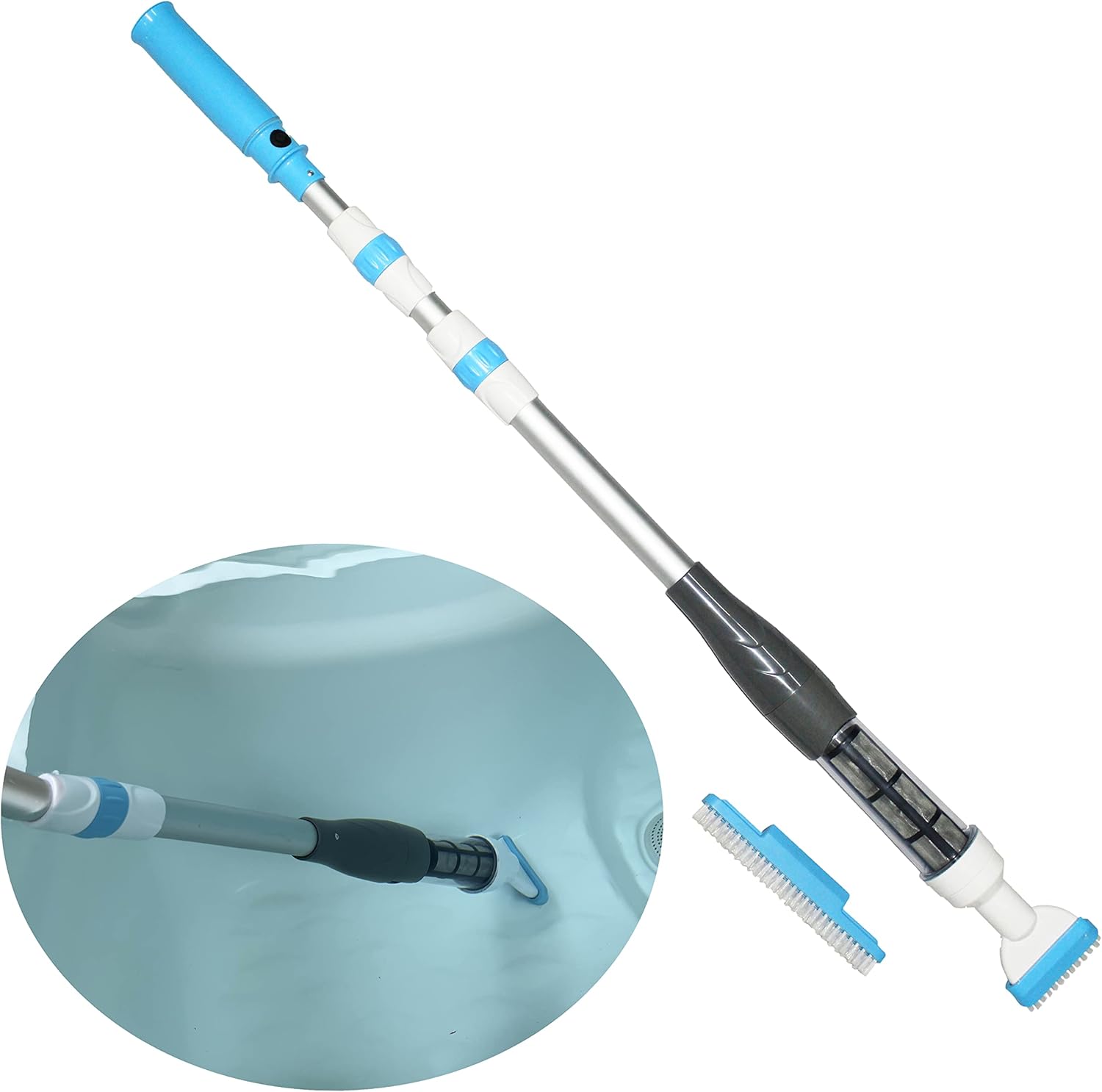 Happy Hot Tubs Rechargeable Electric Vacuum Tub Spa Swimming Pool