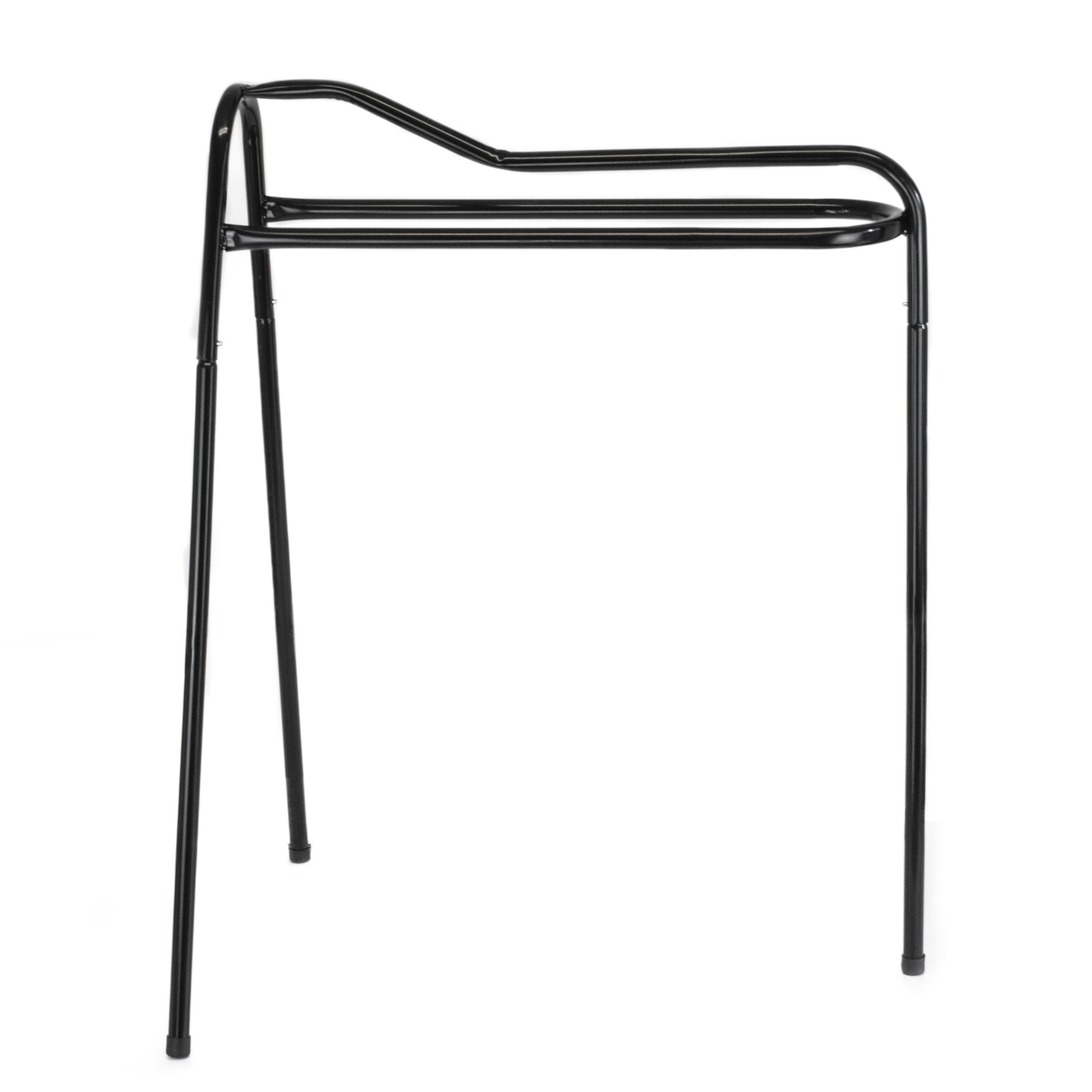 Gs Equestrian Black & Country Three Leg Saddle Stand – Portable Metal Saddle Stand For Tack Room, Yard & Competition Use