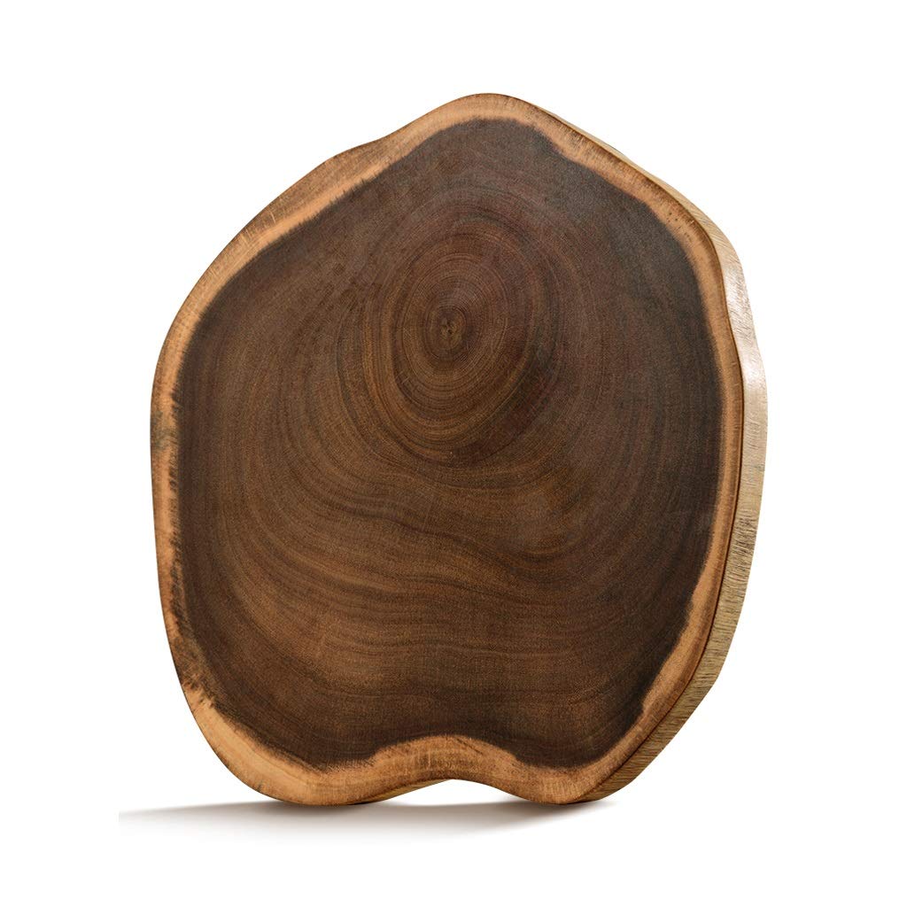 Tagliere in Legno massello per Cucina, Tagliere per Alimenti per Bambini, Tagliere Creativo per la casa, Mini Tagliere per Frutta e Vassoio da Portata in Legno di Acacia Biologico Naturale.