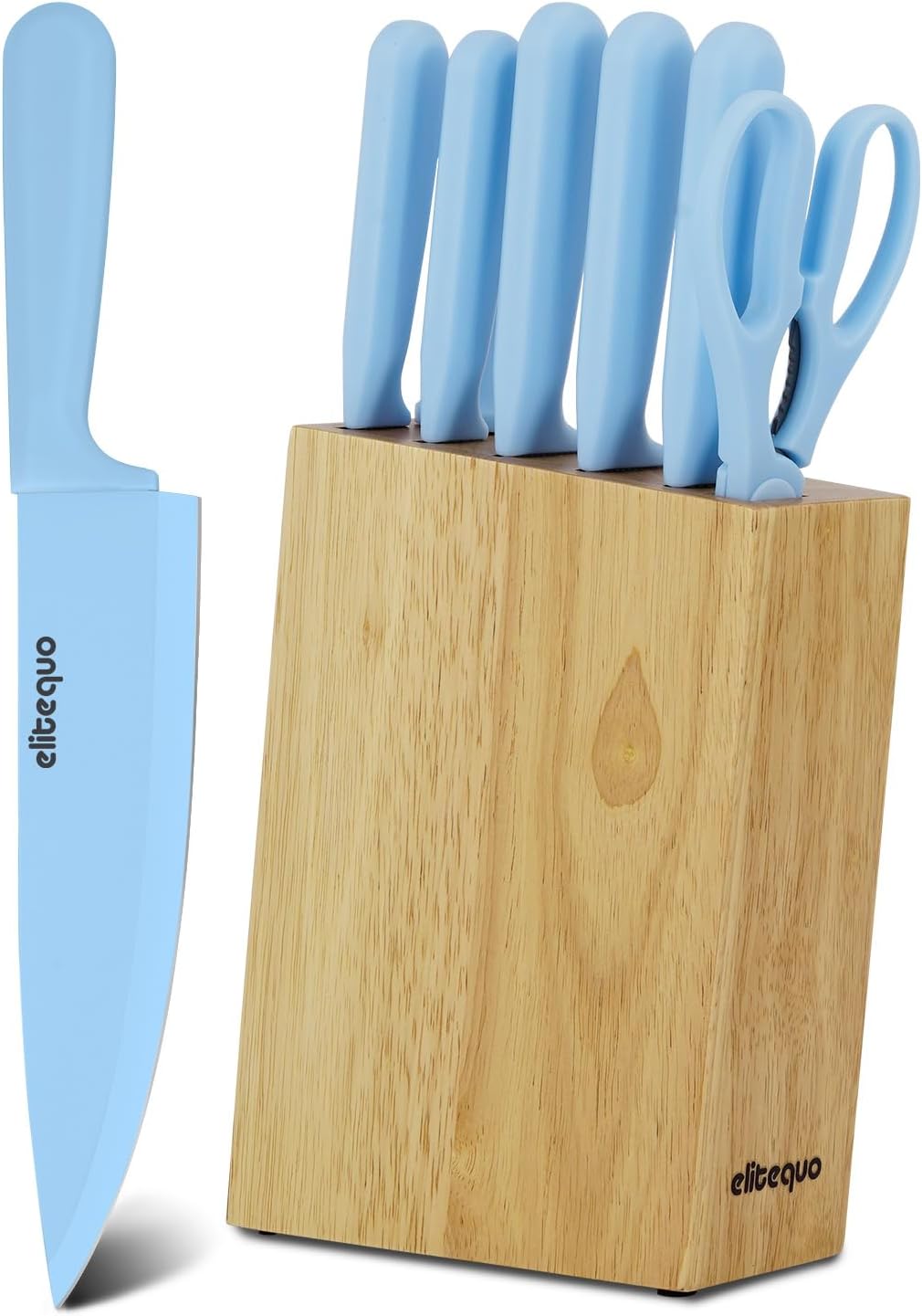 Set Cuchillos Cocina 8 Piezas Acero Inoxidable Base