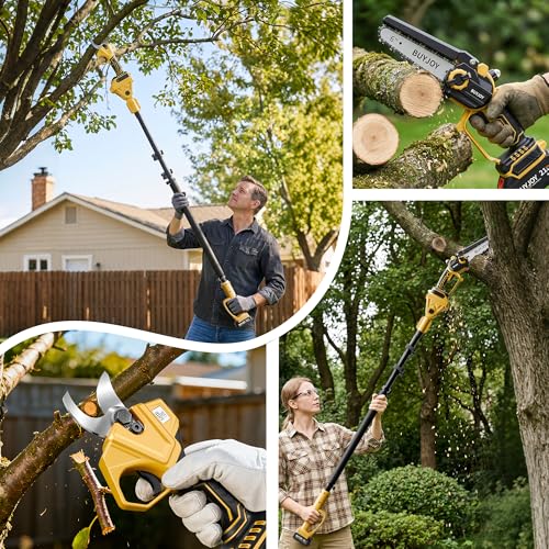 BUYJOY 4-in-1 Electric Pruning Shears