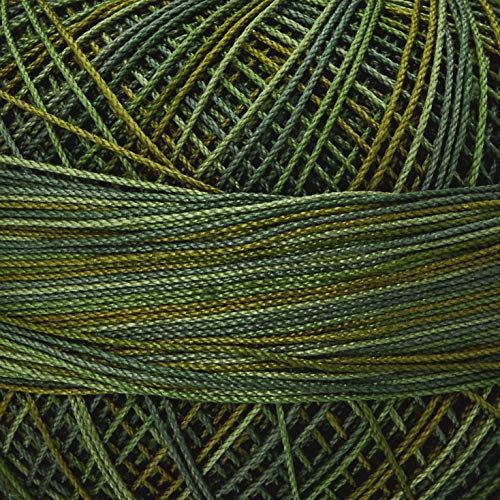Hilo de Algodón Lizbeth 210 Yardas Verde Selva 25g miniatura 2