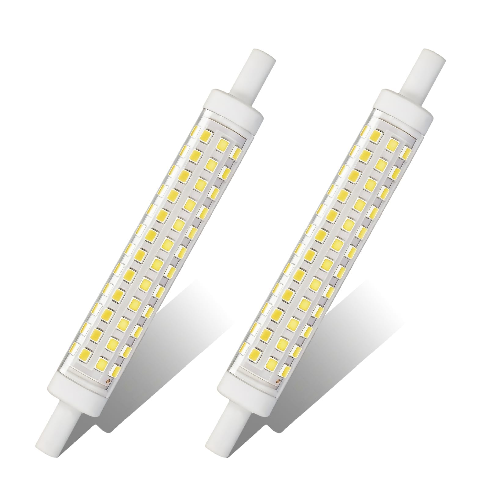 2PCS R7S LED Bulb 118mm Dimmable 9W 6000K Cool White R7s Halogen Light Bulb