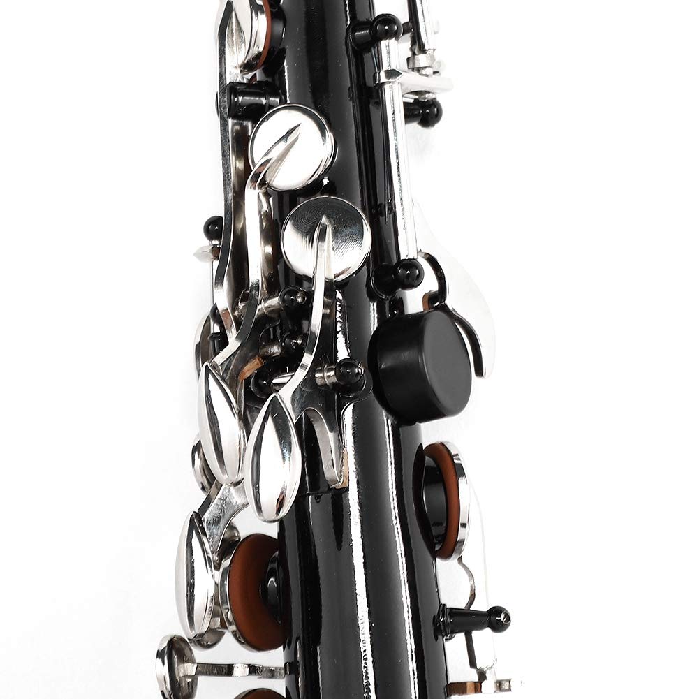 Sax, RiToEasysports SLADE Sassofono Mediante Mib Sassofono Contralto con Accessori Nero