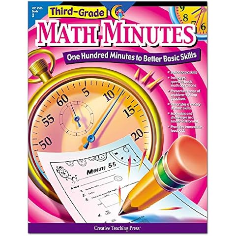 Creative Teaching Press Math Minutes Book, Grade 3 Cover