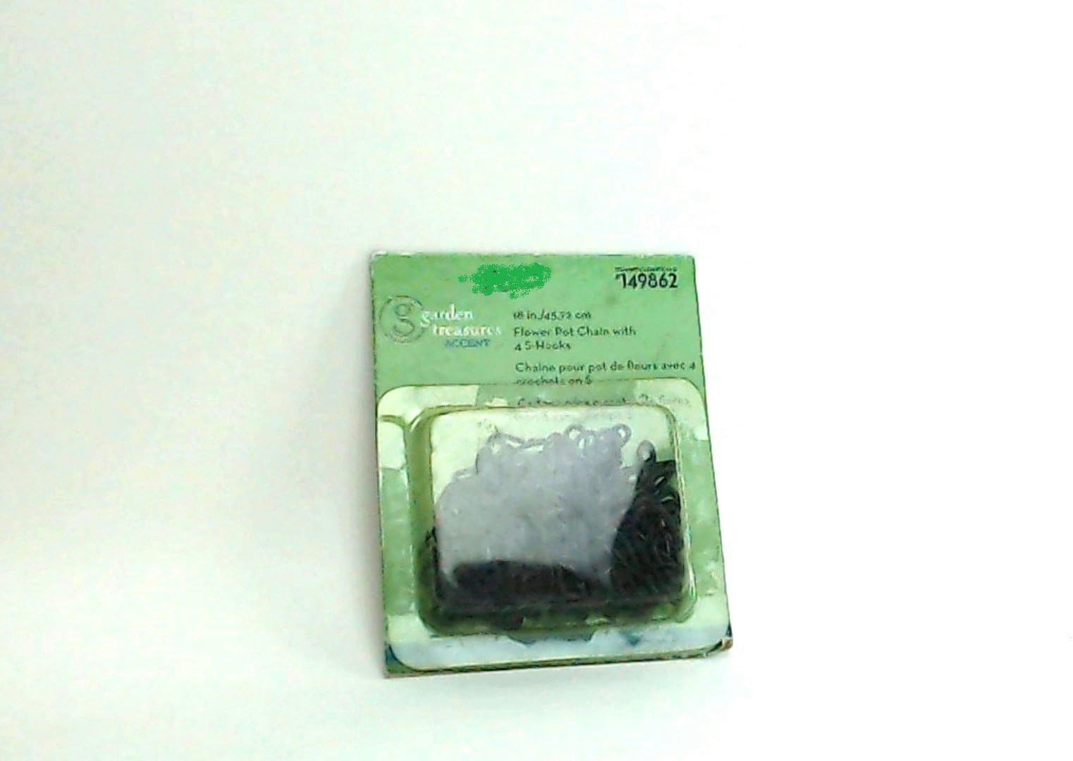 Garden Treasures 18" Black Flower Pot Chain
