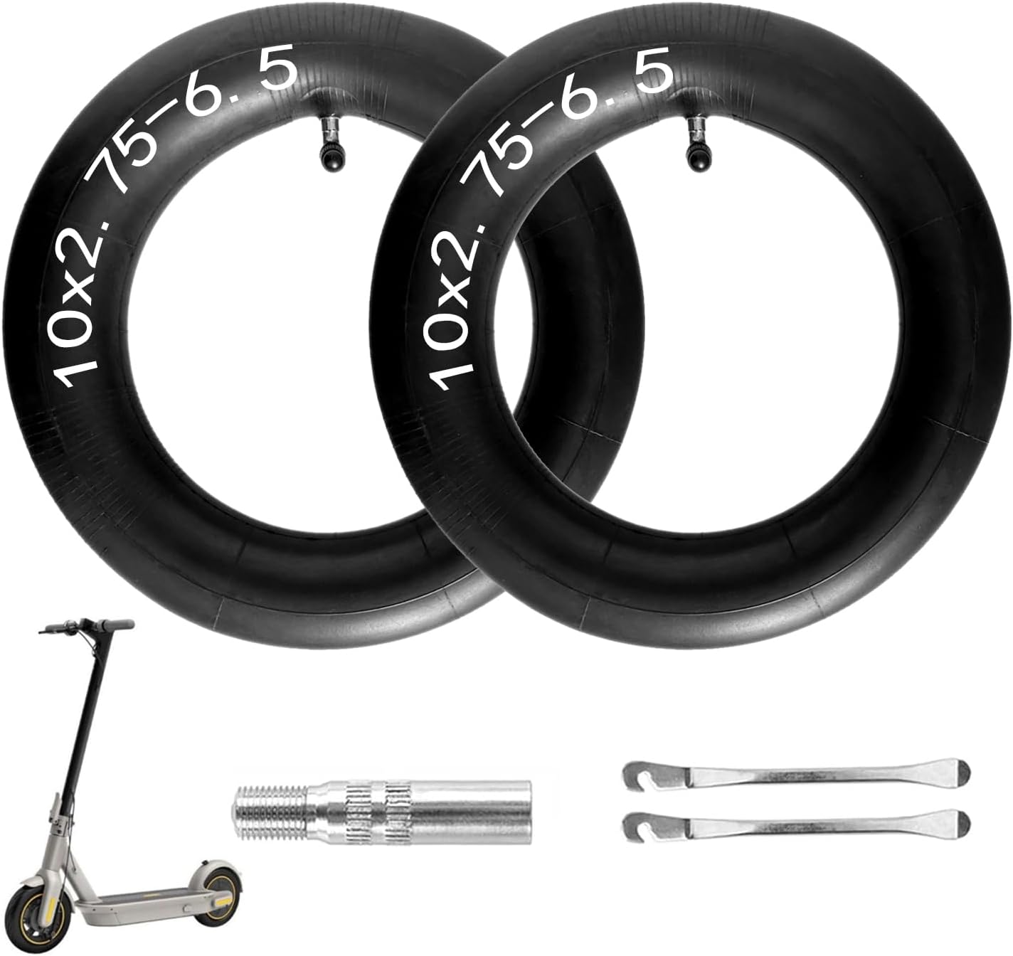 10x2.75-6.5 Off-Road Vacuum Tire, 10 Inch Electric Scooter Replacement tire, Compatible With Speedway 5 Dualtron 3 Hover-1 Alpha gotrax G4 Electric Scooter (Vacuum Tire x 1)