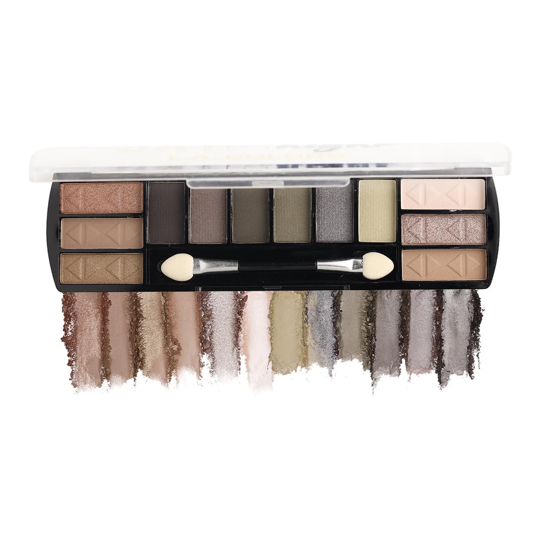 L.A. COLORS Day to Night 12 Color Eyeshadow, Sunrise...