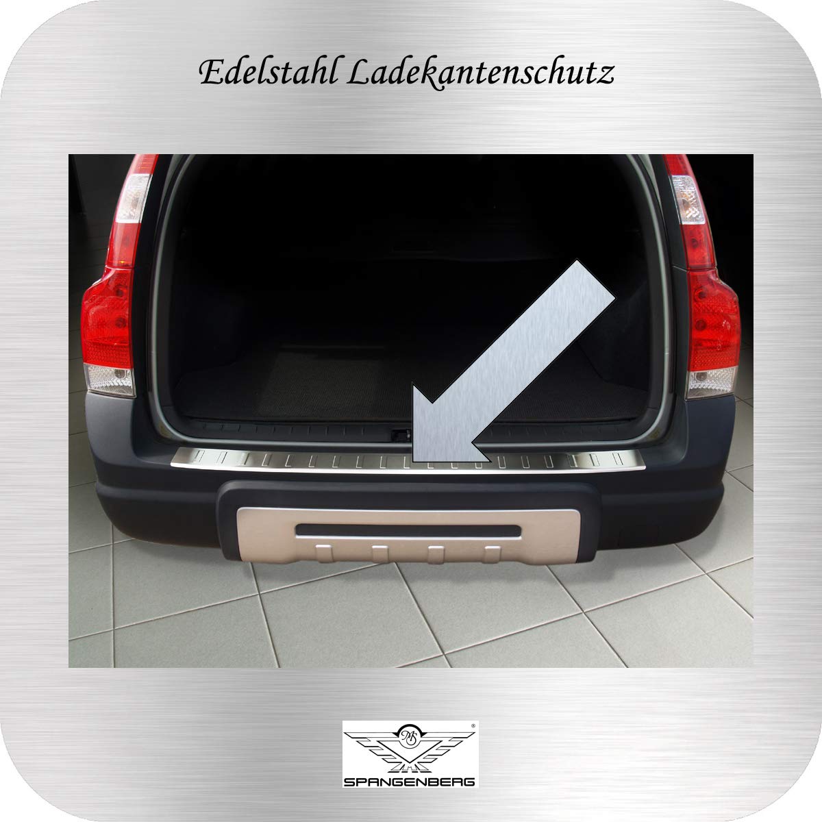 Protección Borde Maletero Volvo XC70 II - Acero Inoxidable, Para Modelos 04.2007-06.2013