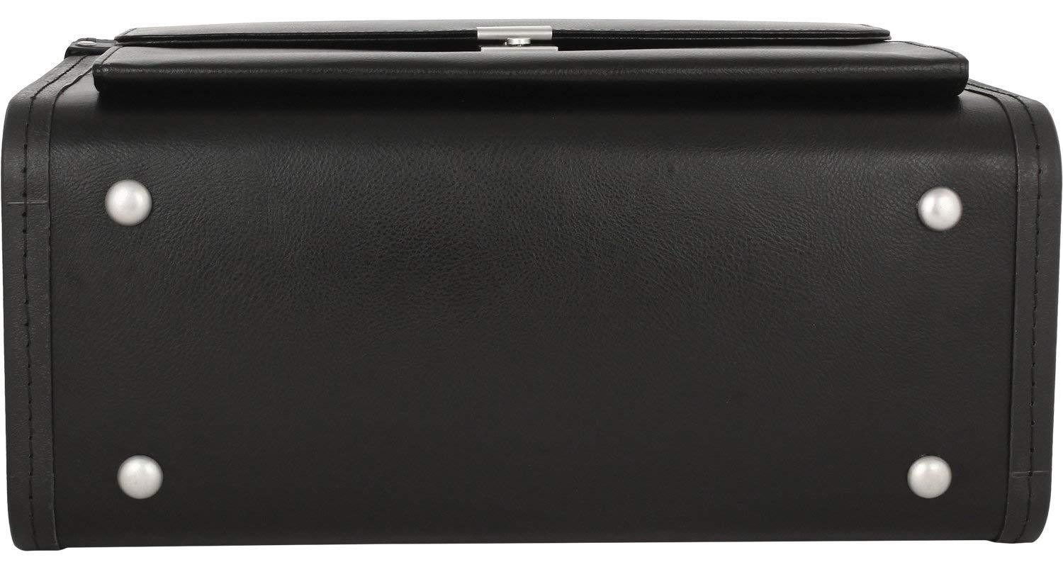 Pilotenkoffer Bowatex Aktenkoffer Business Koffer 25 L Schwarz Leder 46 x34x22cm