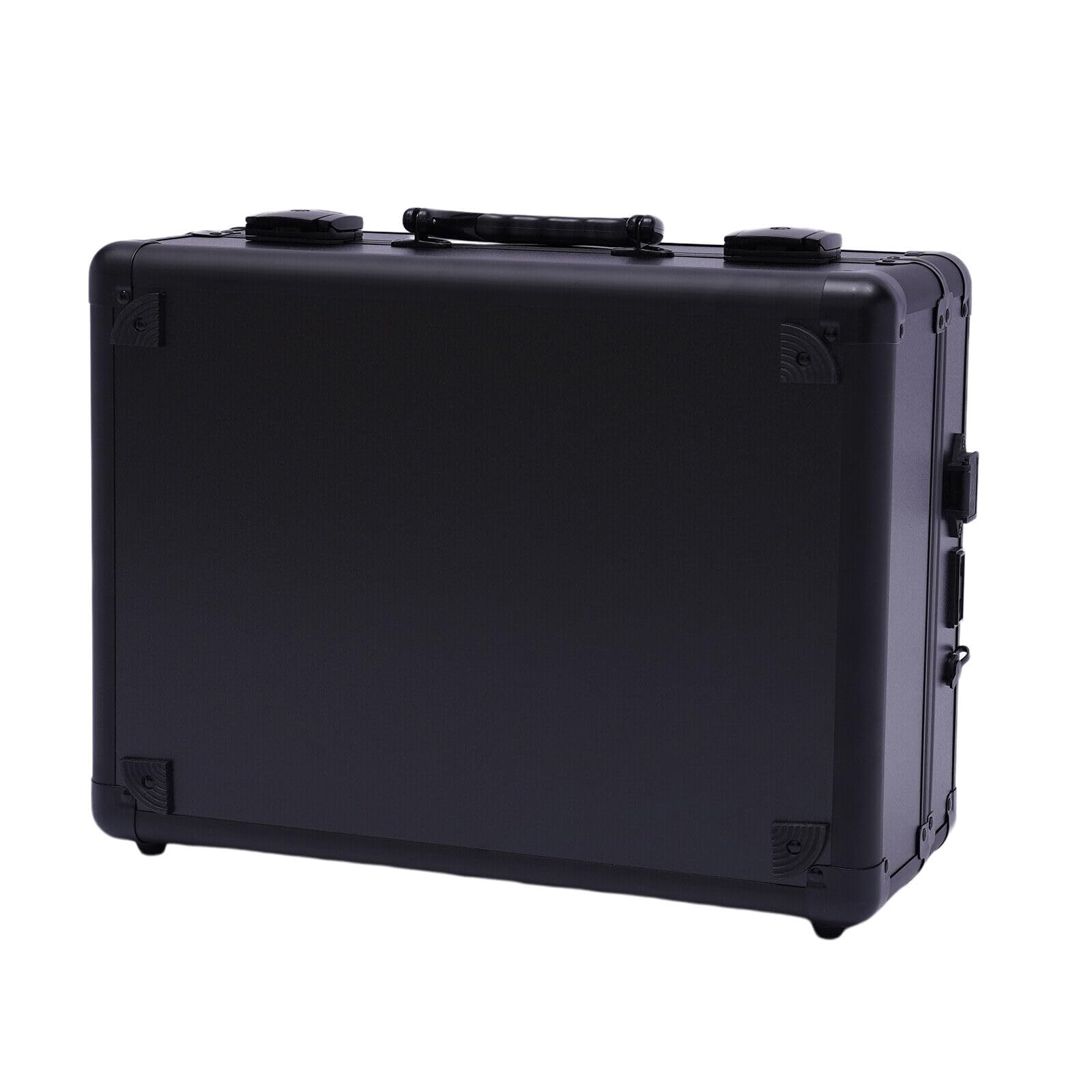 Cosmetic Makeup Case Professionelle Kosmetikbox Organizer Schminkkoffer Kosmetikkoffer Schmuckkoffer Friseurkoffer Beauty Case, mit 4 LED Licht, zum Aufbewahren Aller Arten von Kosmetika (Schwarz)