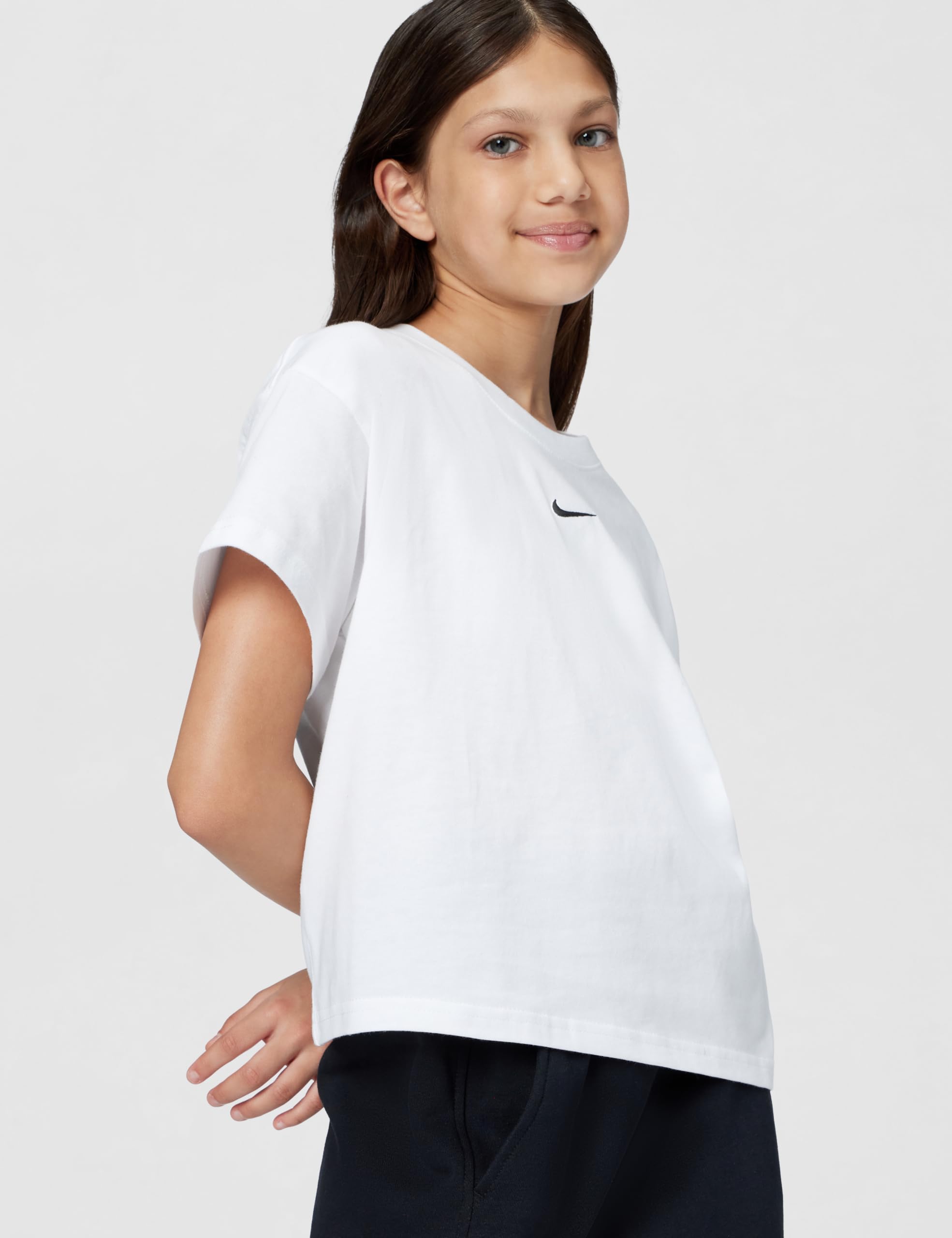 Nike G NSW Tee Boxy Essntl Lbr Maglietta Bambine e Ragazze