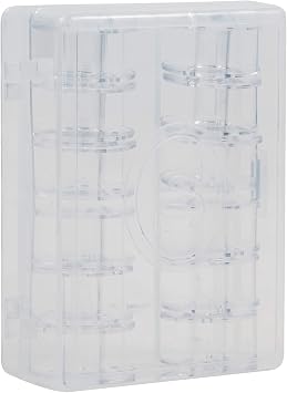 SINGER Class 15J Transparent Bobbins with Storage Case, 12 Count