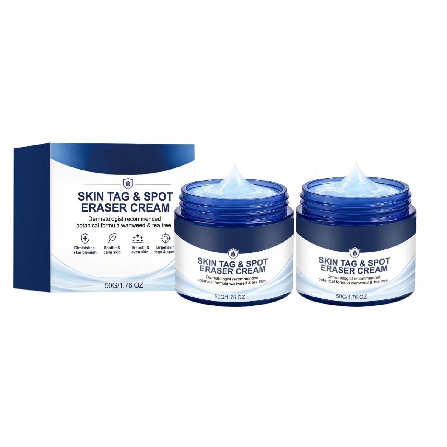 Crema Corporal Hidratante con Alantoína y Árbol de Té para Piel Suave 2PC | Fórmula ligera de cuidado diario que ayuda a mejorar el aspecto de la textura irregular y mantiene la piel hidratada y cómoda
