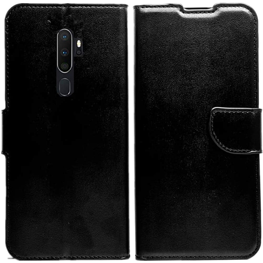 Saturcase - Custodia per OPPO A9 (2020) / A5 (2020), in pelle PU