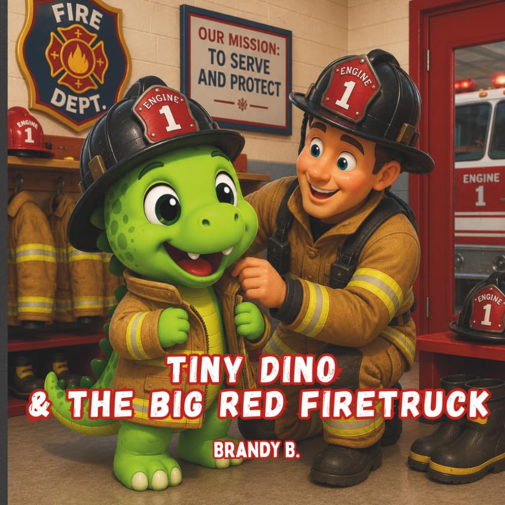 Tiny Dino & The Big Red Firetruck: A Big Adventure for Little Readers (Tiny Dino's Adventure Series)