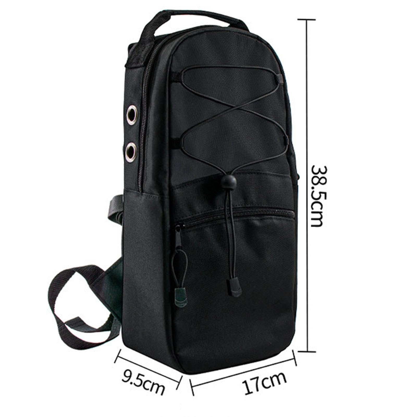 Amagogo Zaino per bombole di ossigeno da 2 litri, borsa porta bombole di ossigeno, maniglia superiore di, resistente, pratica borsa per il